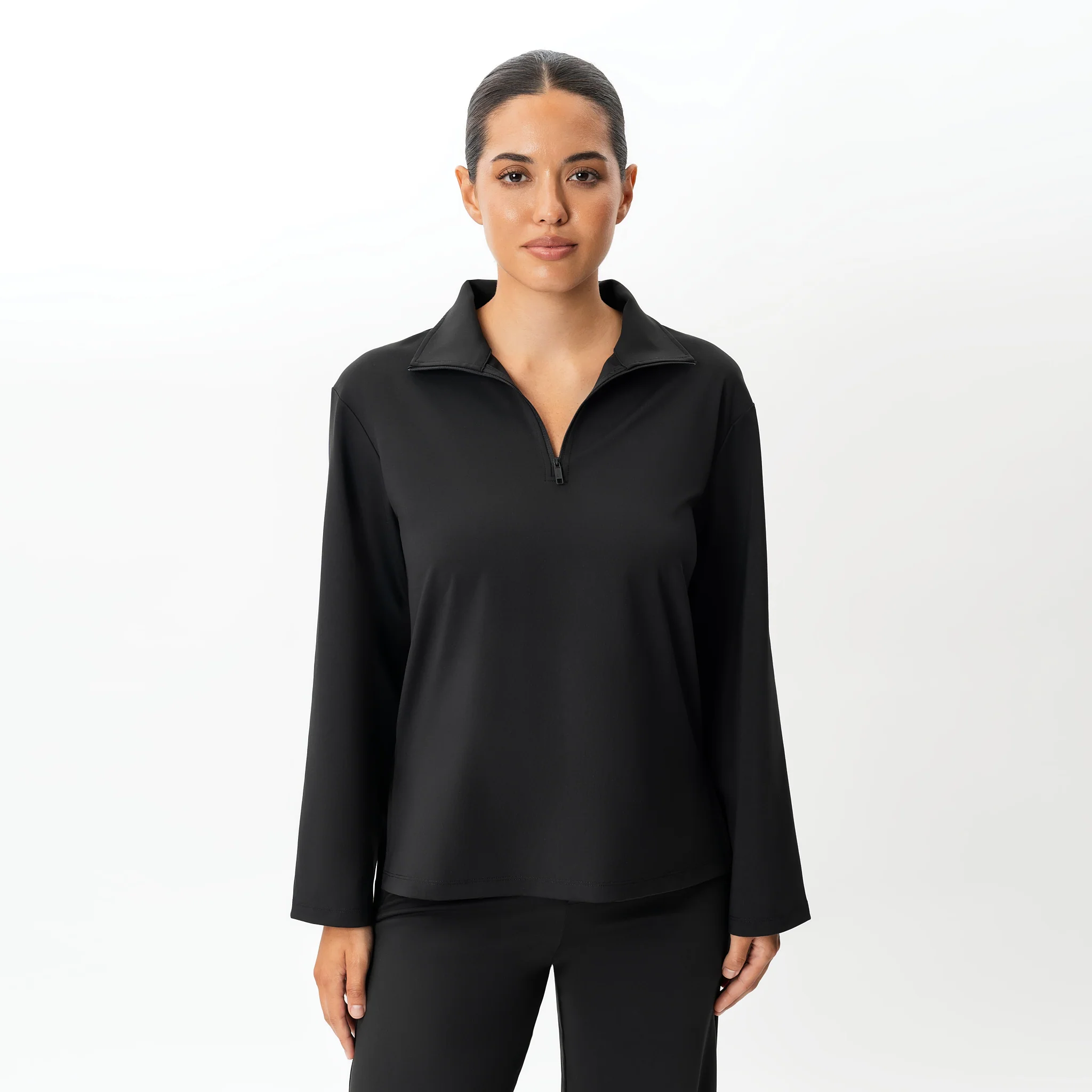 Asana Relaxed Quarter-zip