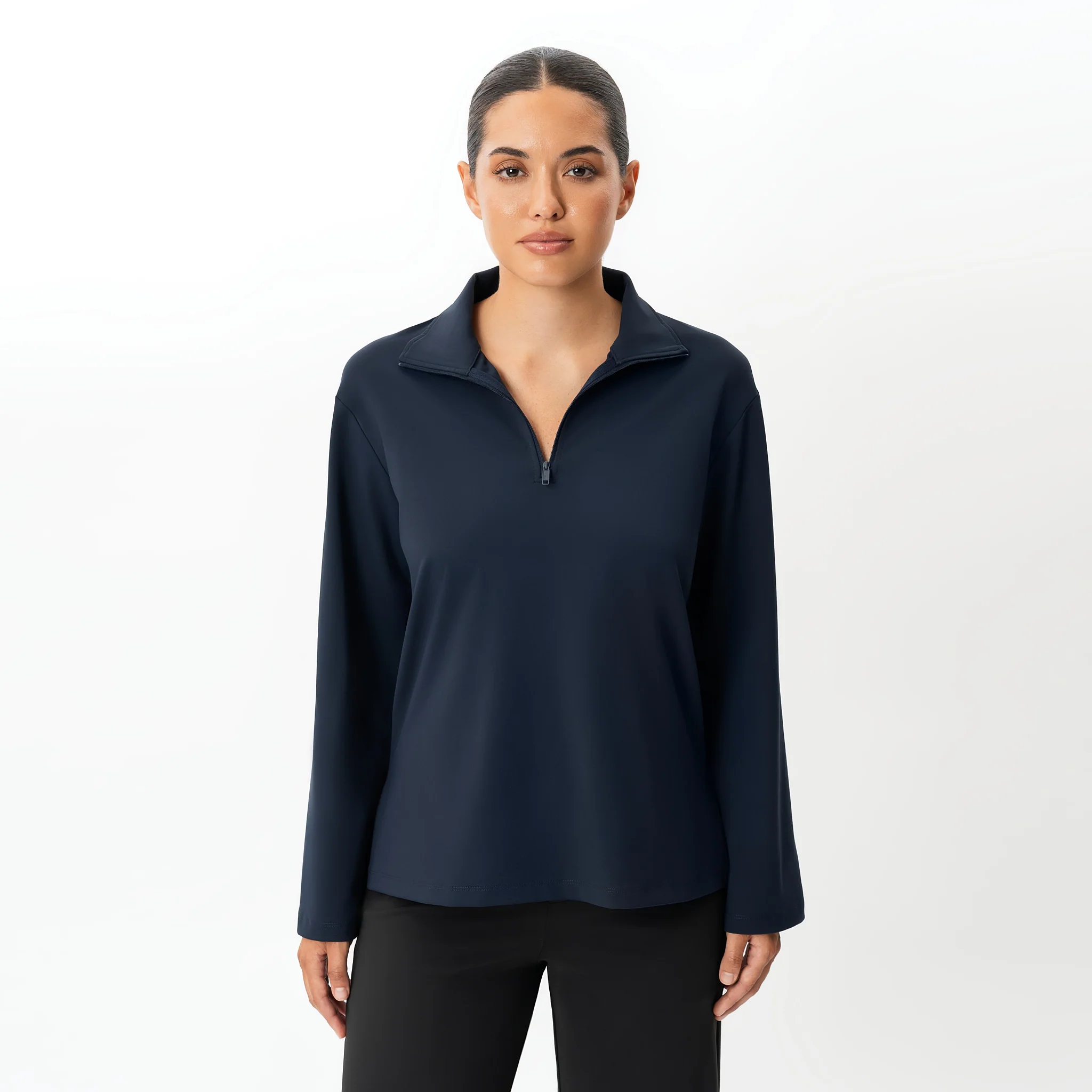 Asana Relaxed Quarter-zip