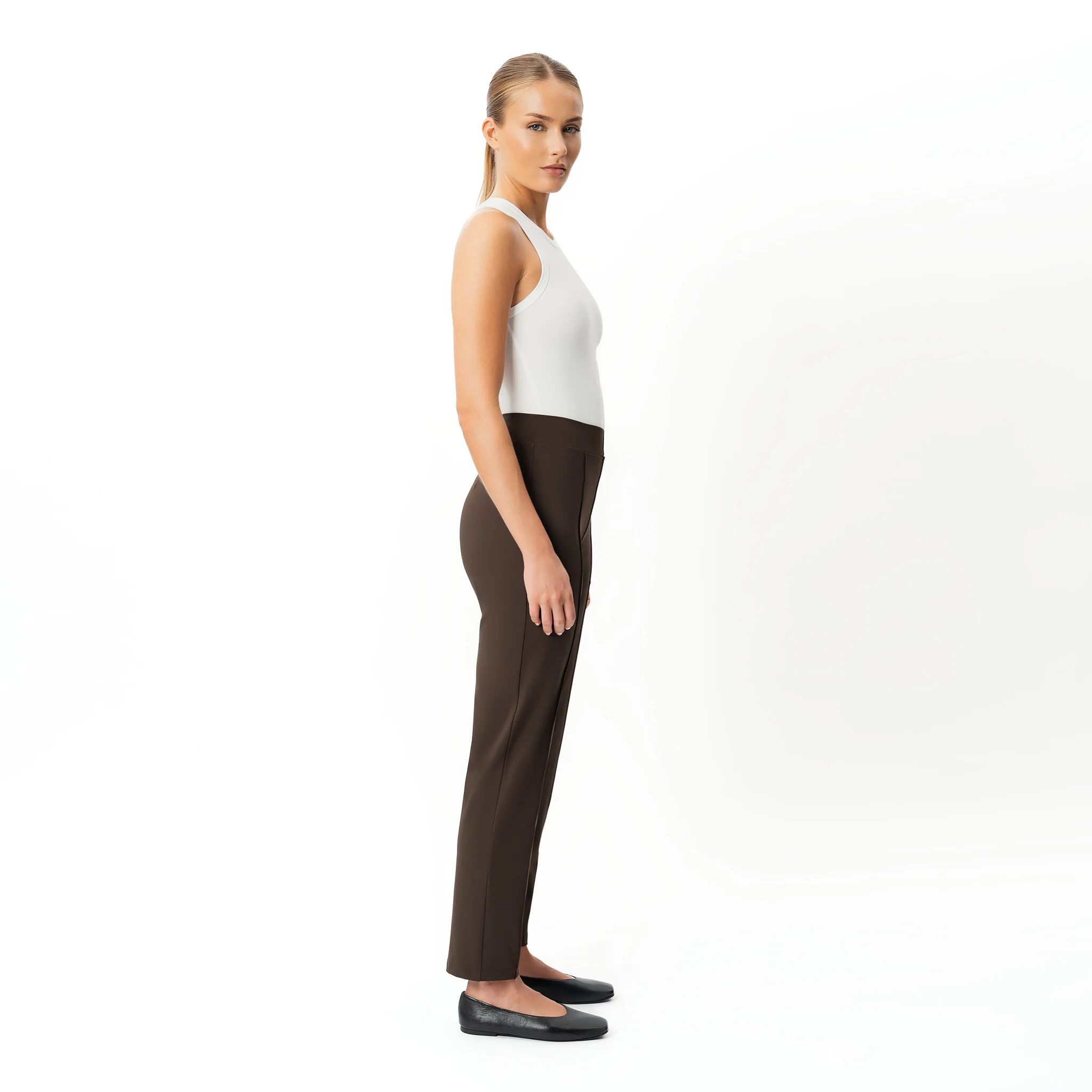 Asana Slim Front Crease Pant - Image 6