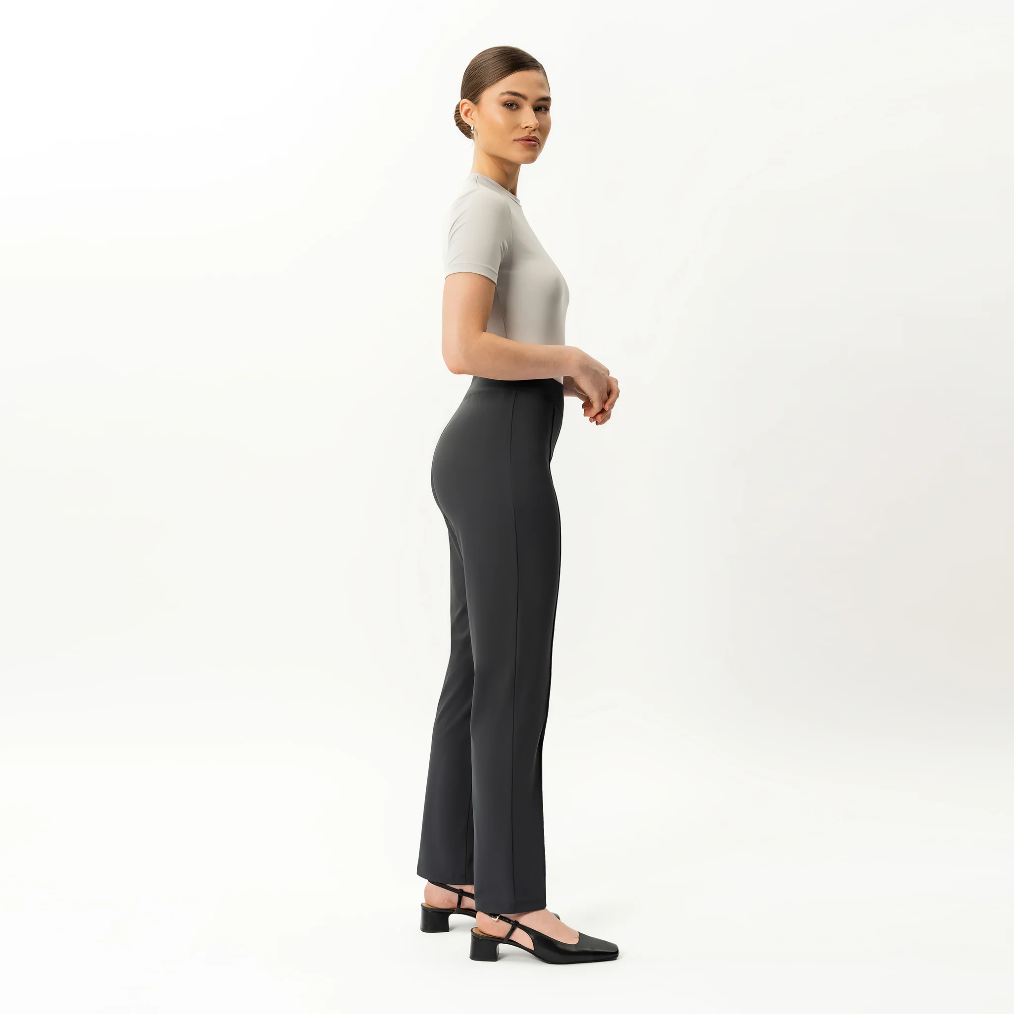 Asana Slim Front Crease Pant - Image 7