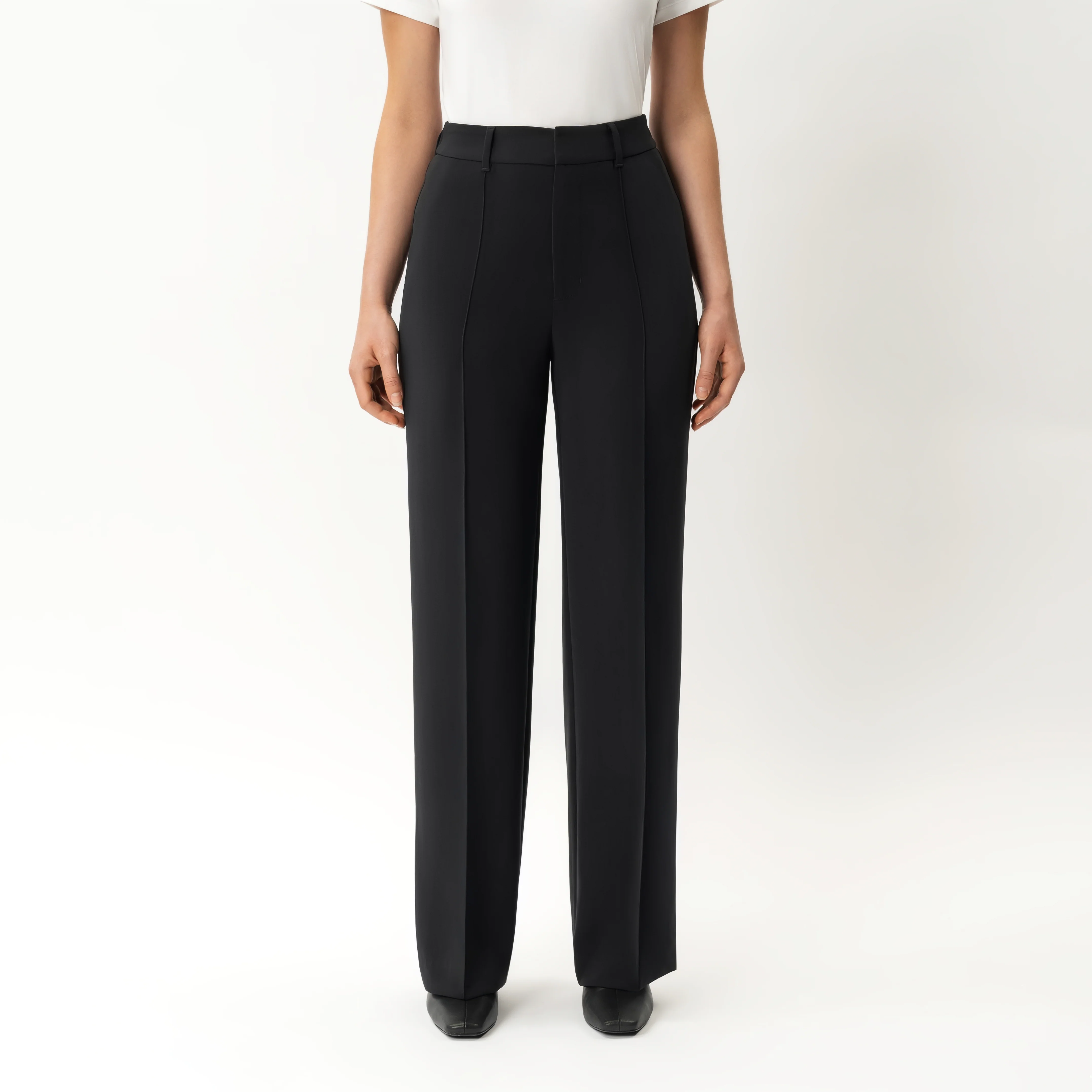 Crepe Relaxed Trouser