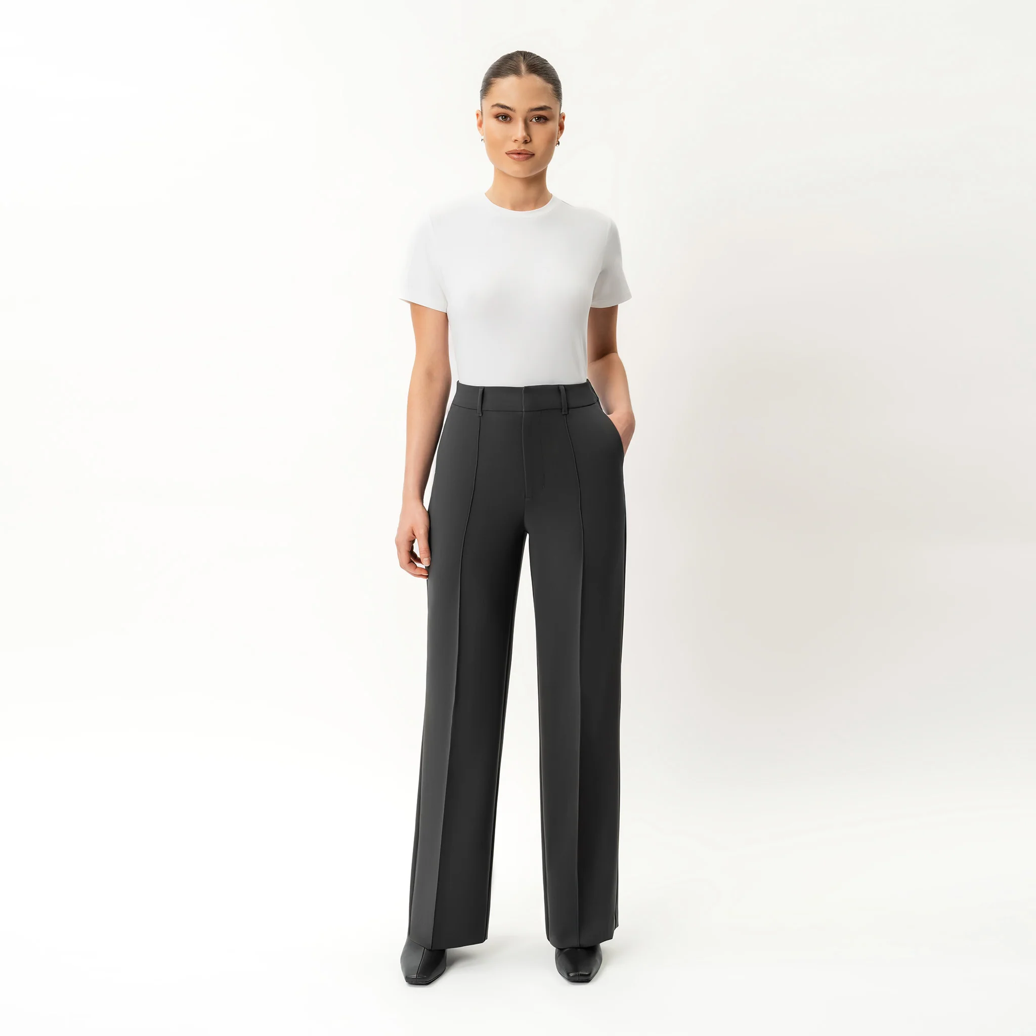 Crepe Relaxed Trouser - Image 8