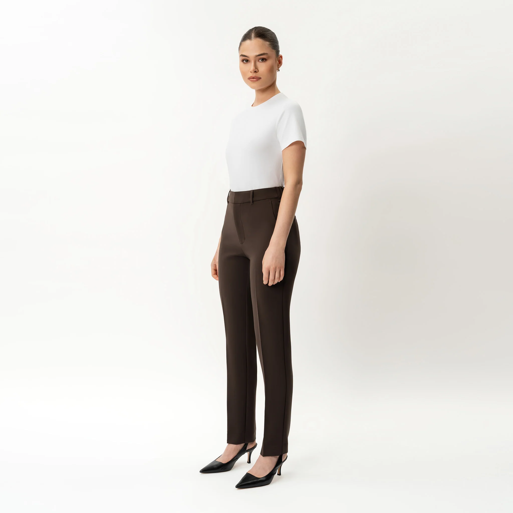 Crepe Slim Trouser - Image 6