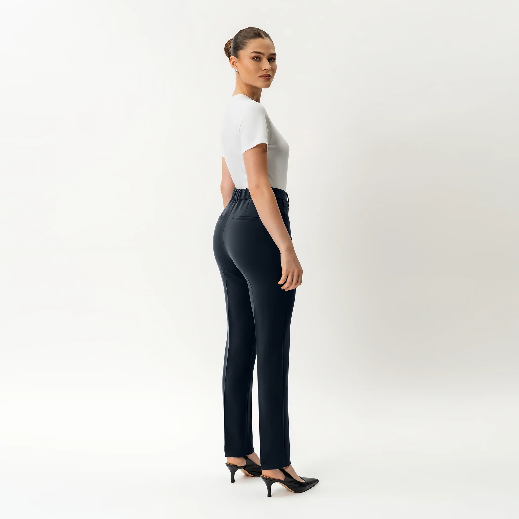 Crepe Slim Trouser - Image 6