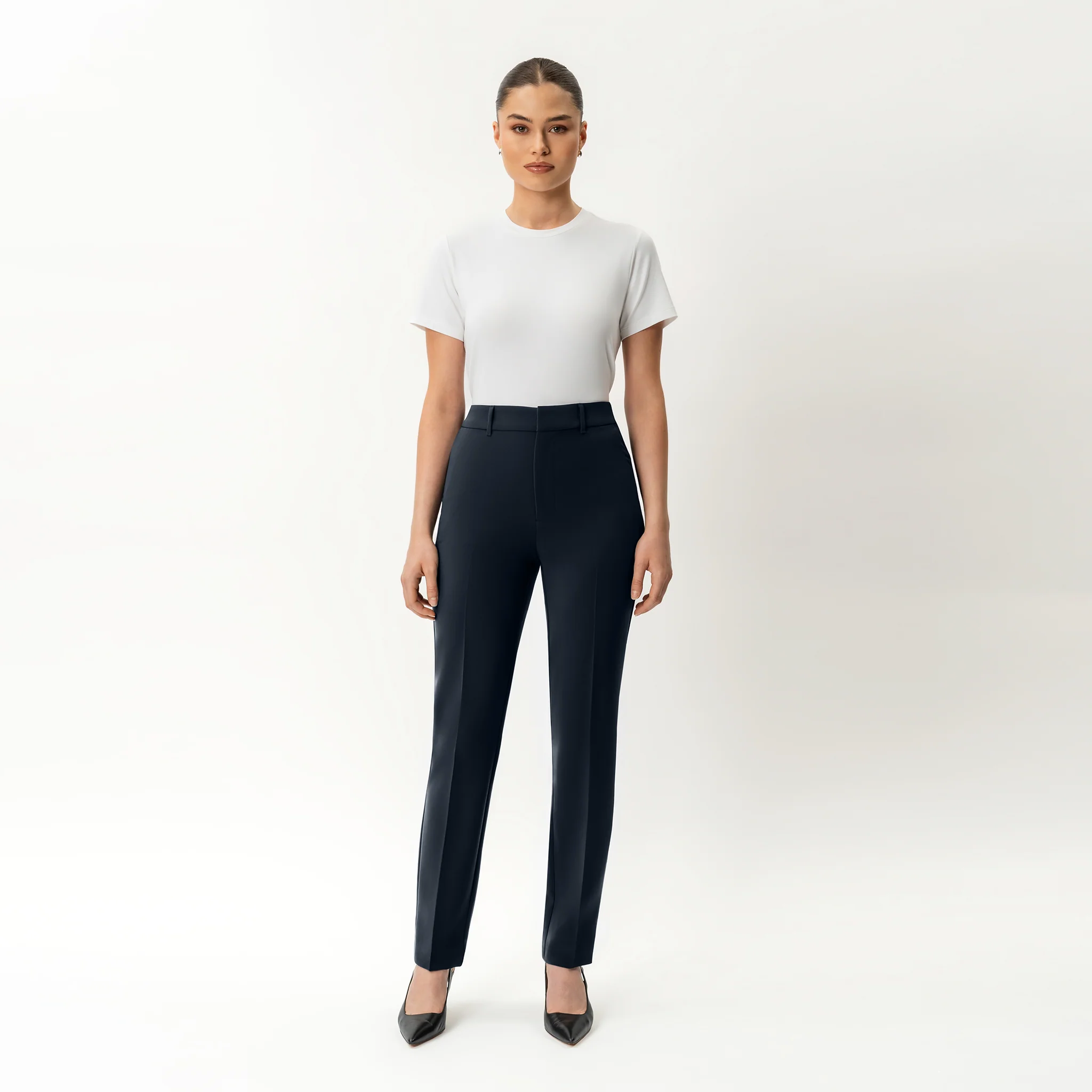 Crepe Slim Trouser - Image 8