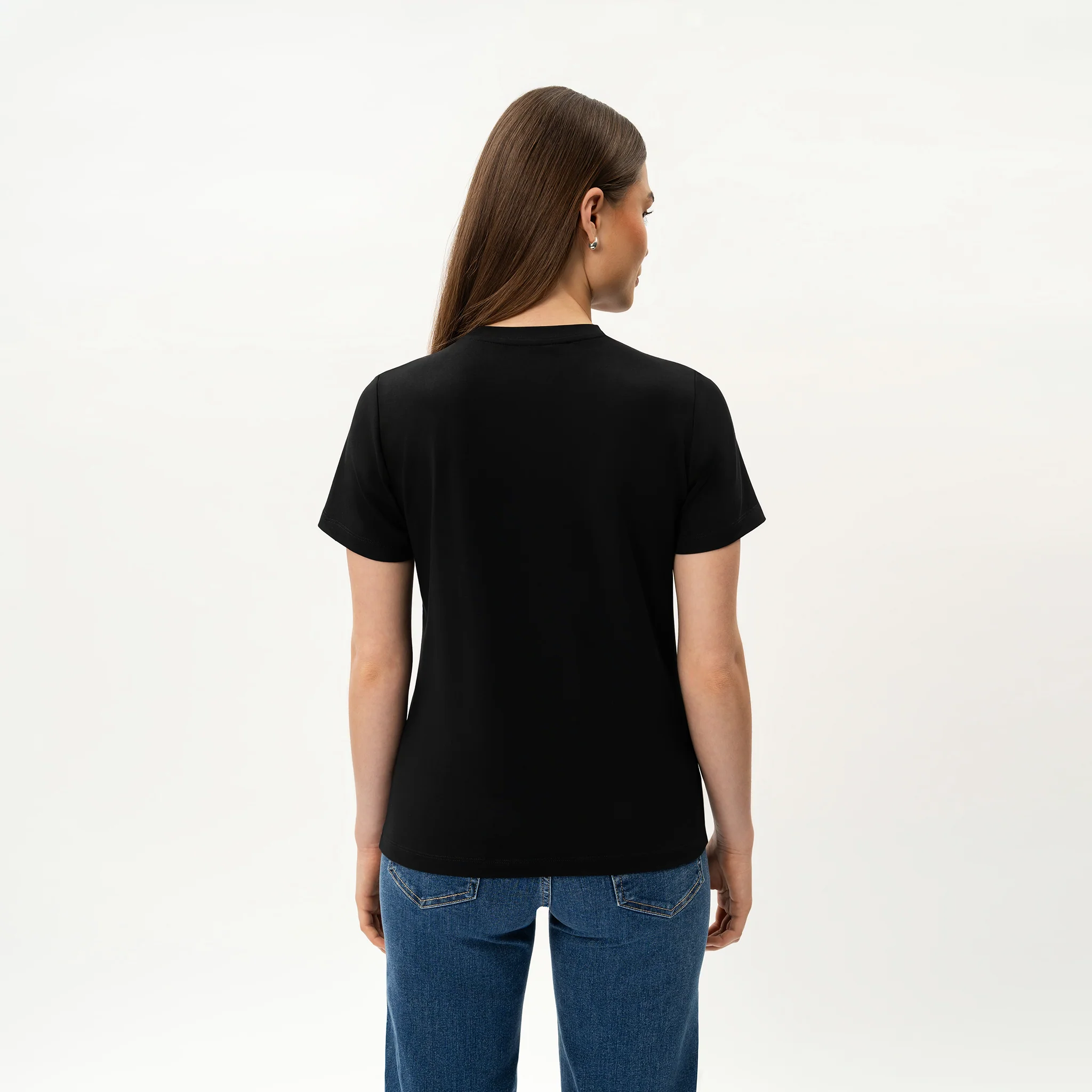 Fitted Pima T-shirt - Image 3