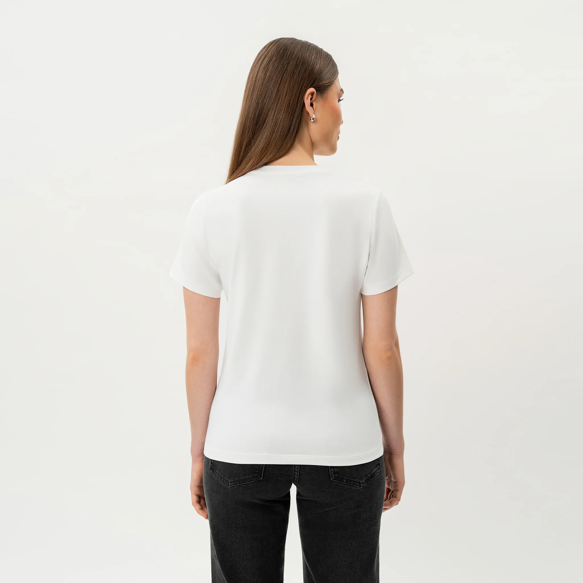 Fitted Pima T-shirt - Image 3