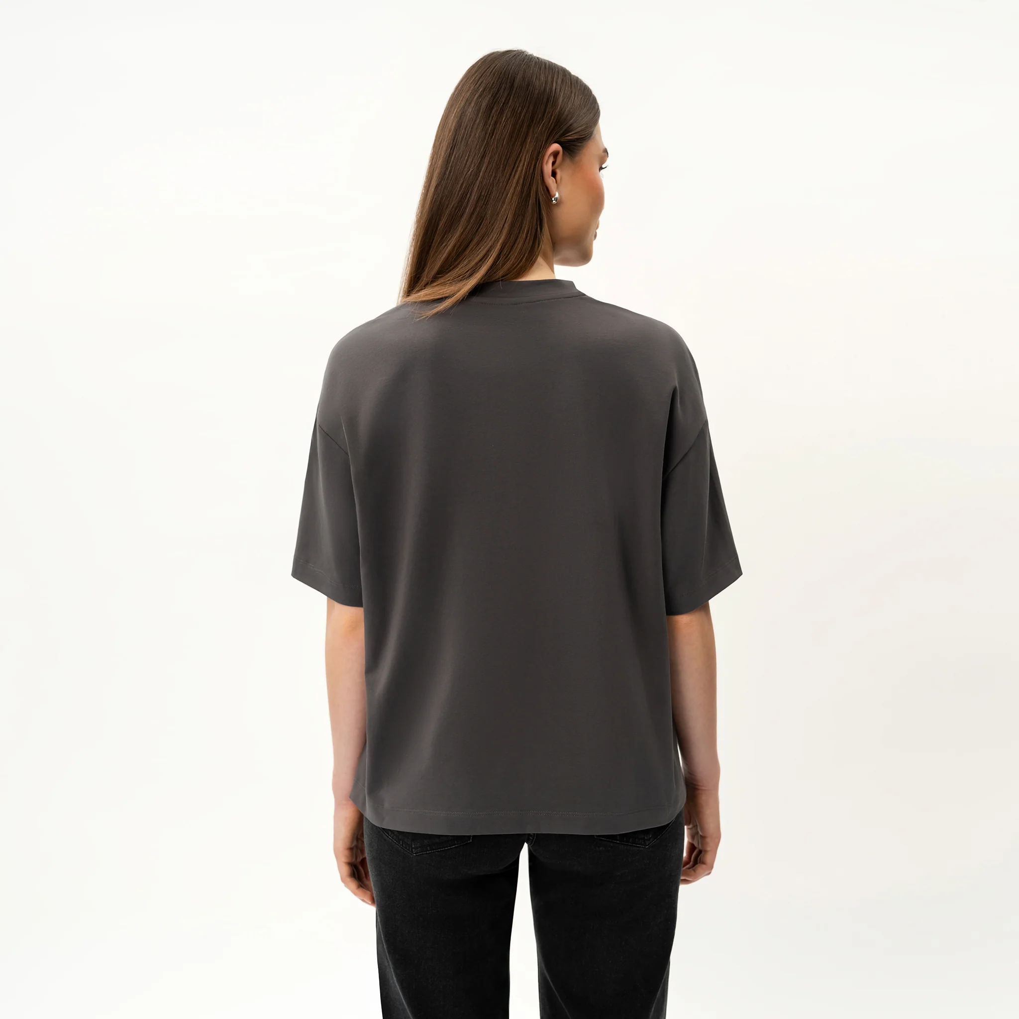 Oversized Boxy Pima T-shirt - Image 3