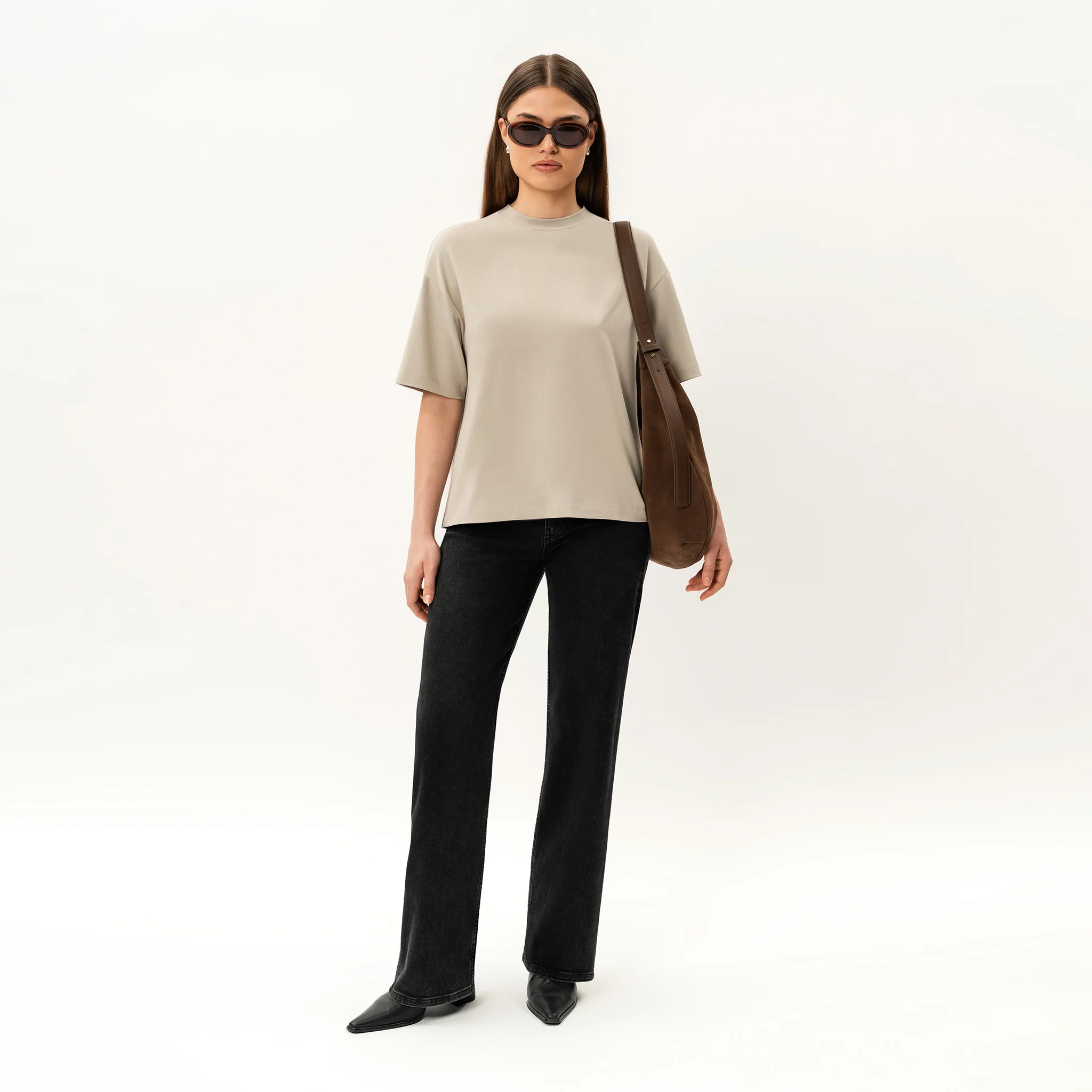Oversized Boxy Pima T-shirt - Image 2
