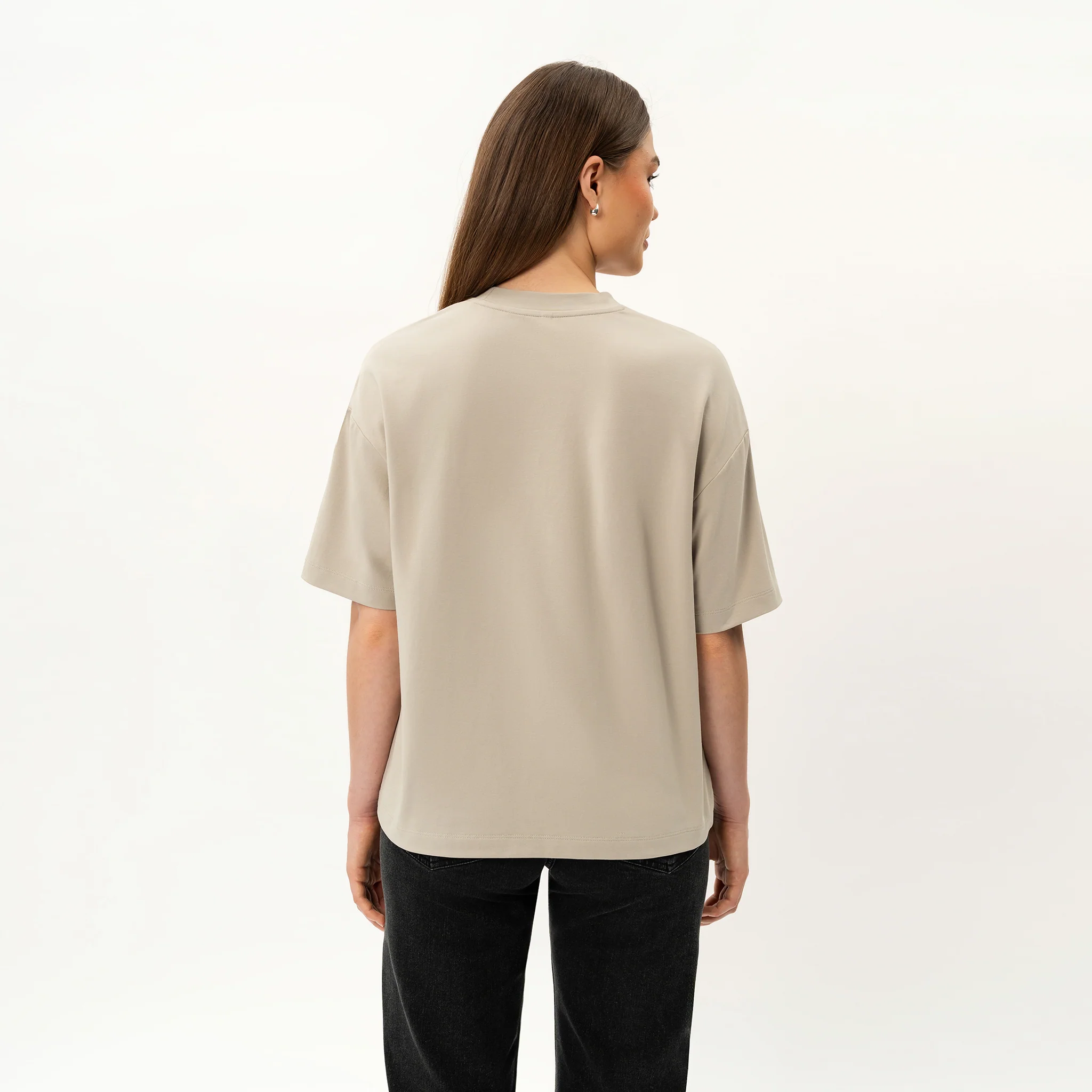 Oversized Boxy Pima T-shirt - Image 3