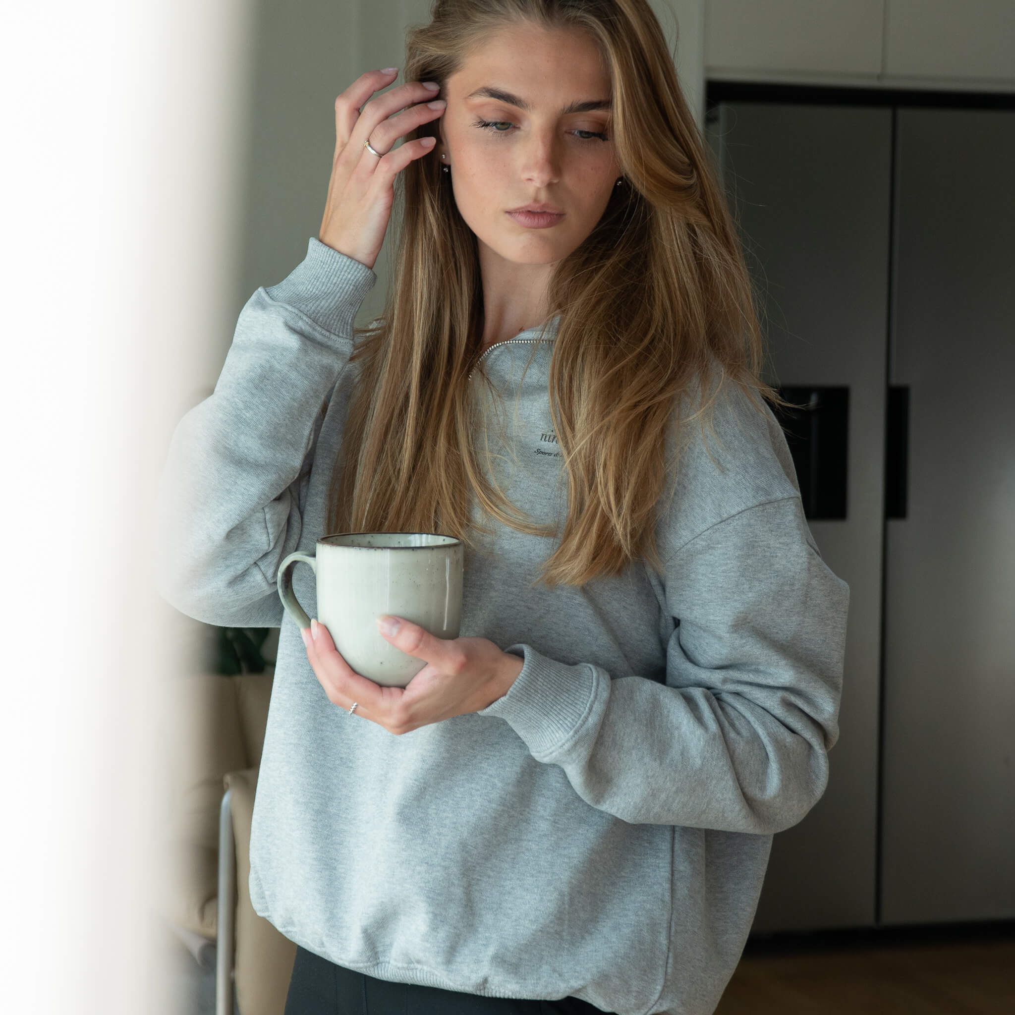 Quarter-Zip Relaxed Sweater - Image 5