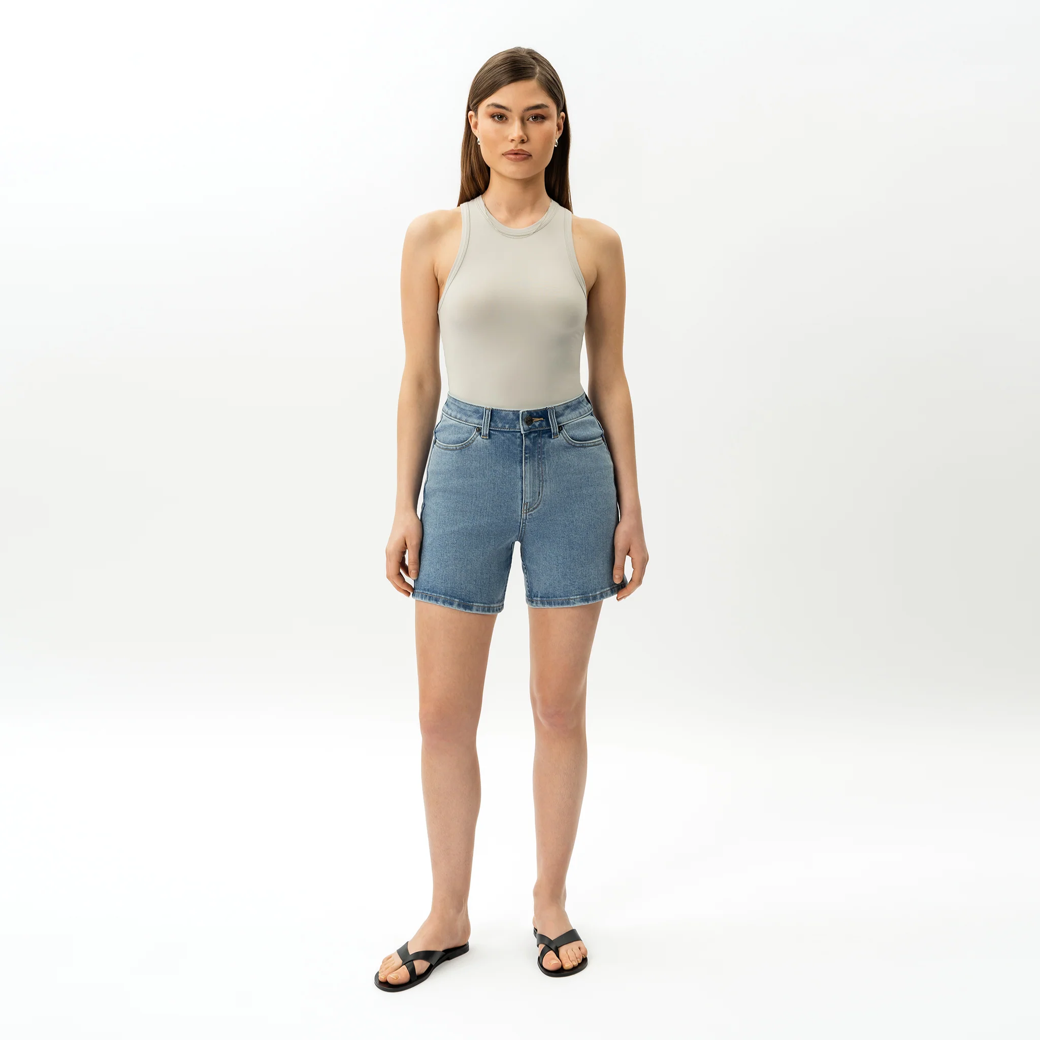 Stretchy ComfortDenim™ Shorts - Image 11