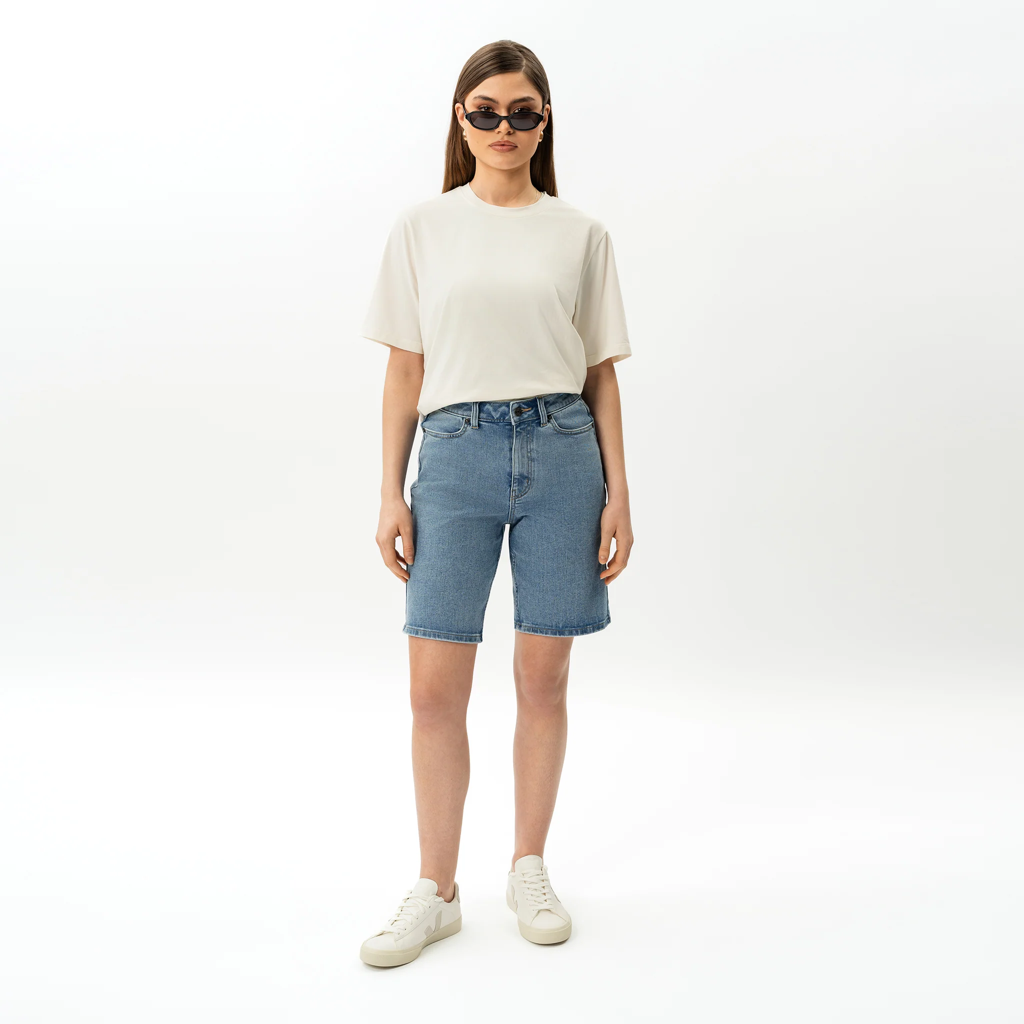 Stretchy ComfortDenim™ Shorts - Image 13