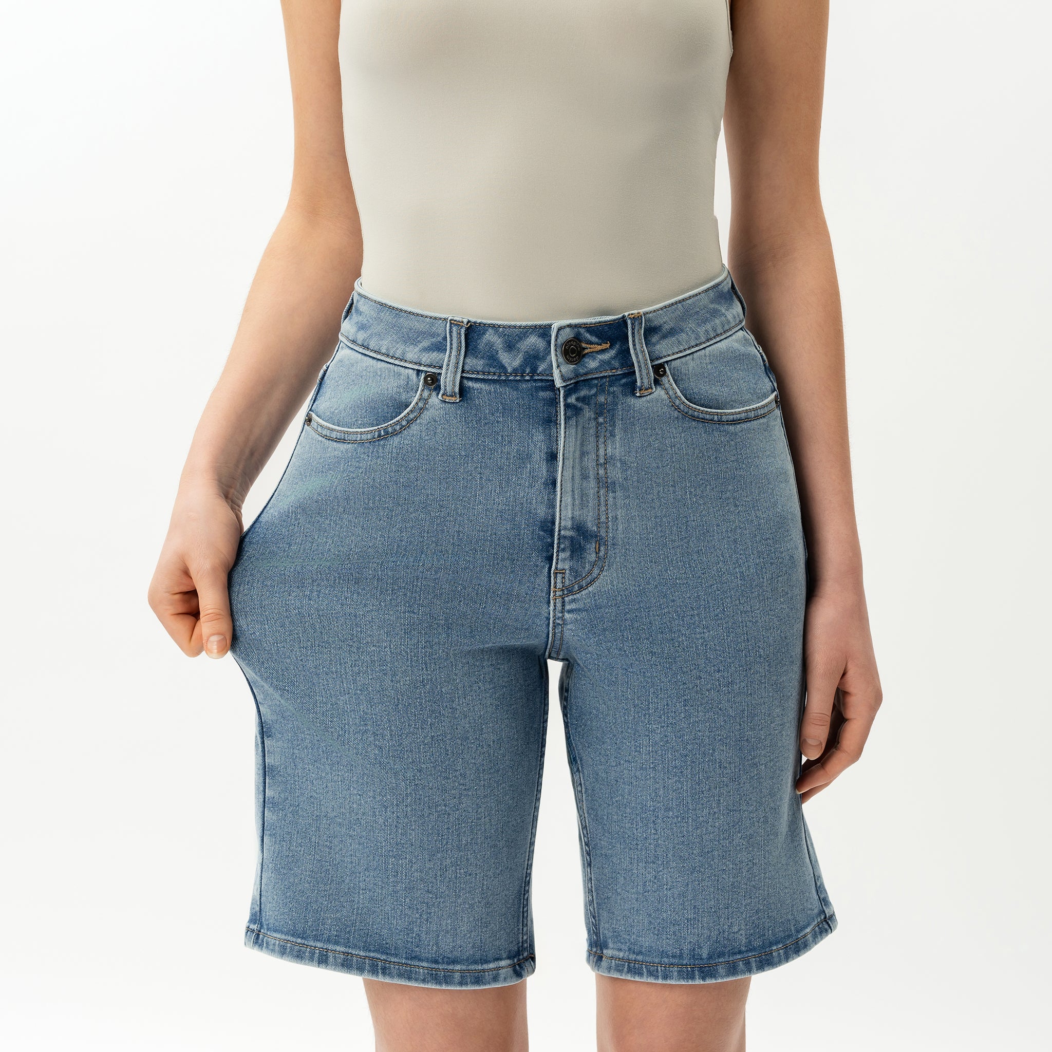 Stretchy ComfortDenim™ Shorts - Image 14
