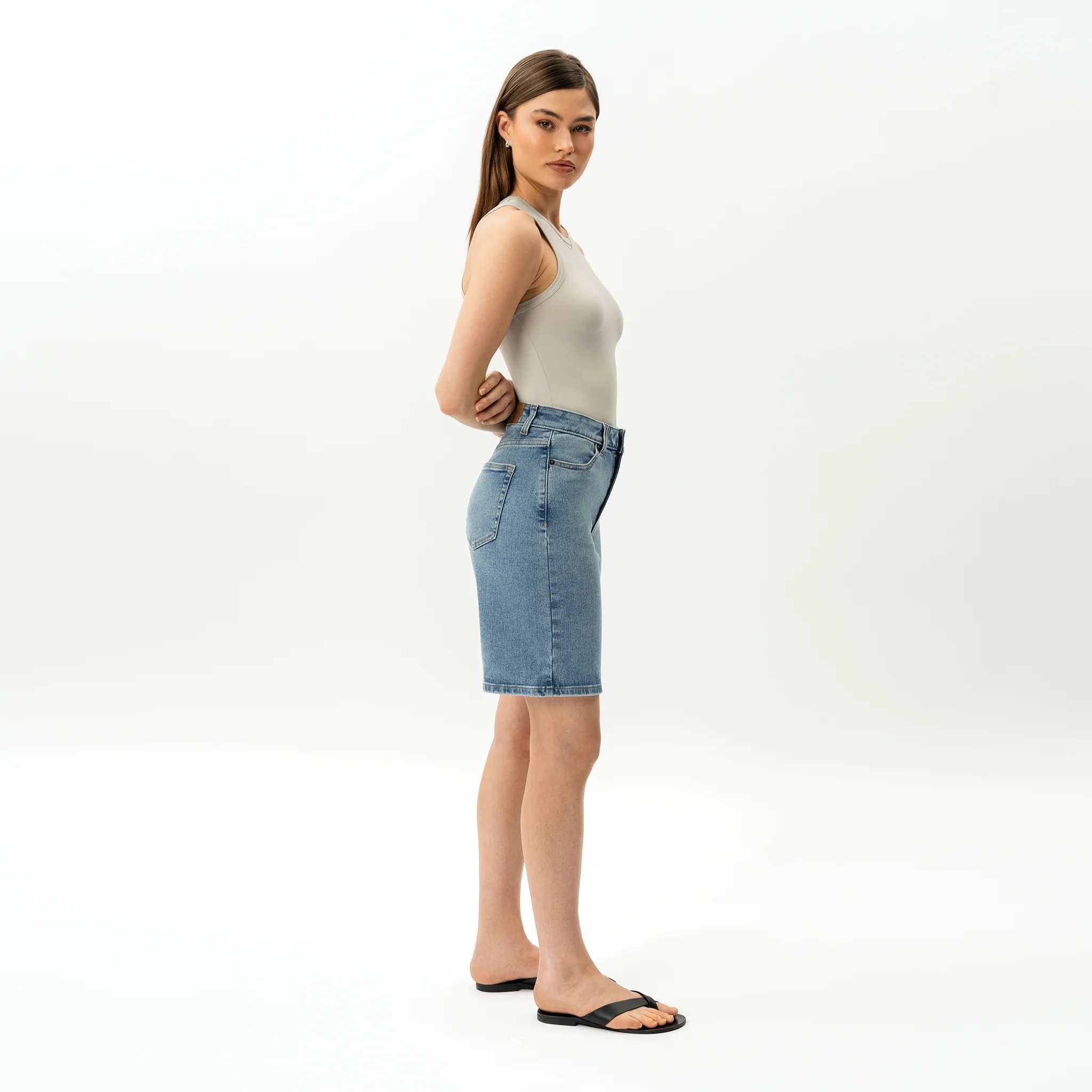 Stretchy ComfortDenim™ Shorts - Image 20