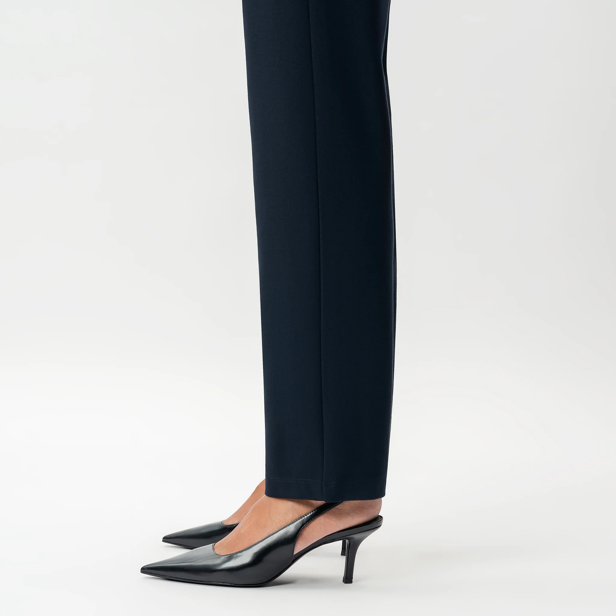 Tailored Ponte Straight Trouser - Image 6